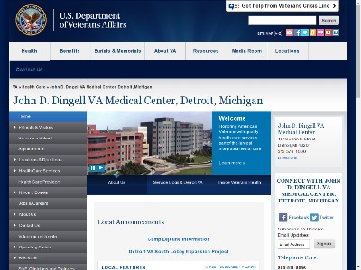 John D Dingel Veteran Affairs Med Ctr Detroit